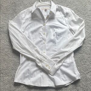 Banana Republic Crisp White Tailored Shirt